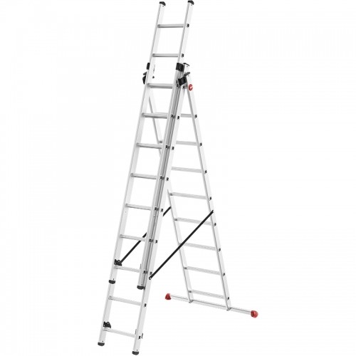 Hailo Лестница комбинируемая ProfiStep Combi / алюминий / 3x9 ступеней image 1