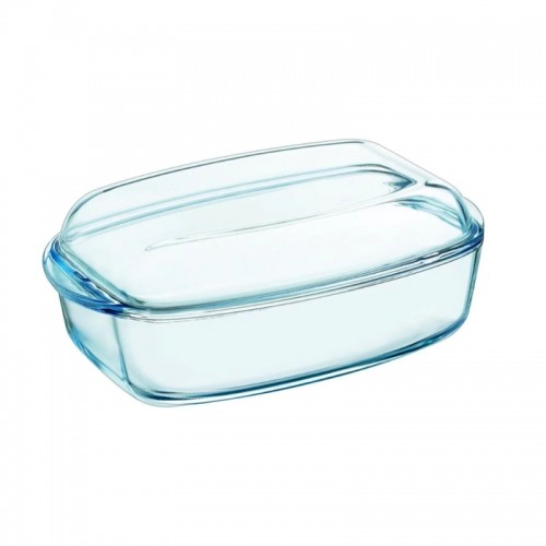 Pyrex Стеклянный контейнер с крышкой 6,5 л прямоугольный Essentials image 1