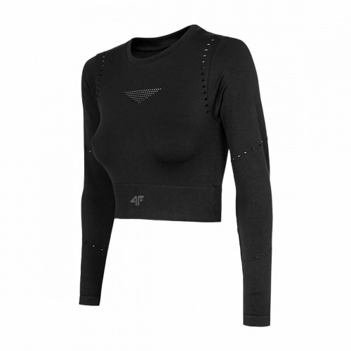 Women's long sleeve T-shirt PURE FORCE H4Z22 TSDLF010  4F Black Multicolour (M/L) image 1