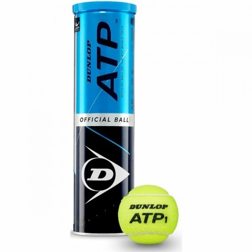 tenisa bumbiņas Dunlop ATP Official Dzeltens Daudzkrāsains image 1