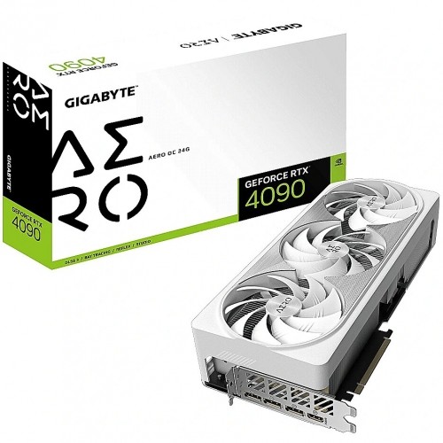 GigaByte GeForce RTX 4090 AERO OC 24G Grafikkarte - 24GB GDDR6X, HDMI, 3x DP image 1