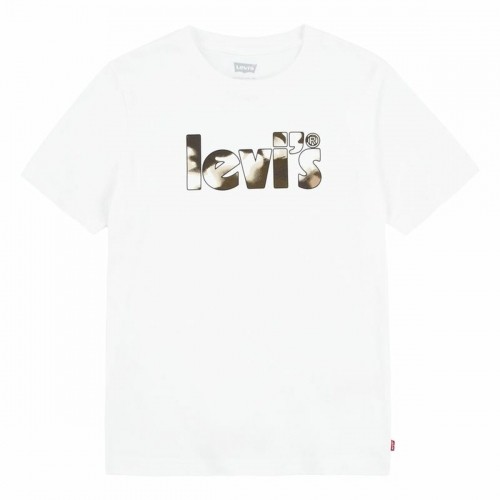 Футболка Levi's Camo Poster Logo Bright 60732 Белый image 1