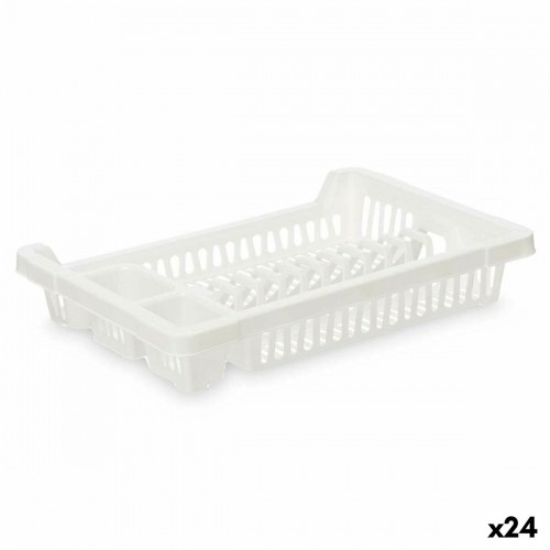 Draining Rack for Kitchen Sink White Plastic 42,5 x 7 x 29,5 cm (24 Units) image 1