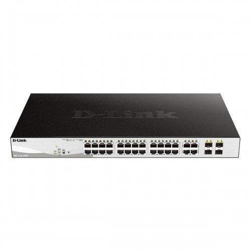 D-Link DGS-1210-28MP Smart+ Managed Switch [24x Gigabit Ethernet Max PoE+, 4x GbE/SFP Combo] image 1