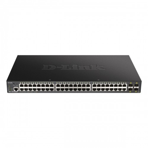 D-Link DGS-1250-52XMP/E Smart Managed Switch [48x Gigabit Ethernet PoE+, 370W, 4x 10 Gbit/s SFP+] image 1