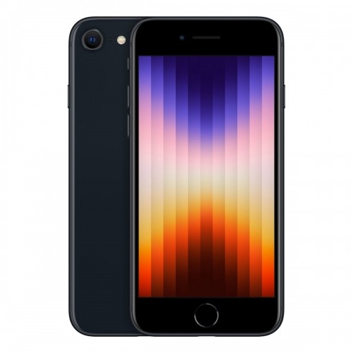 Apple iPhone SE (2022) 64GB Dual-SIM Midnight [11,94cm (4,7") IPS LCD Display, iOS 15, 12MP Kamera] image 1