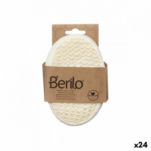 Berilo Мочалка для тела Белый Бежевый 11 x 15 x 5 cm (24 штук) image 1