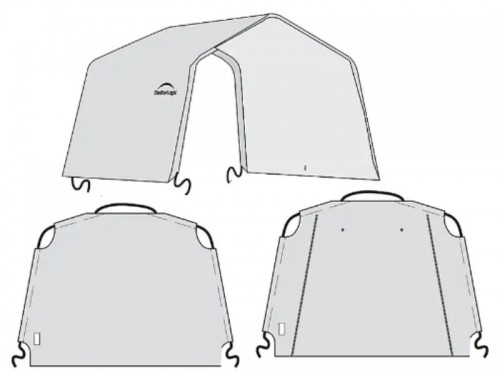 Запасной чехол для Тентовые сараи 3,0 x 3,0 м image 1