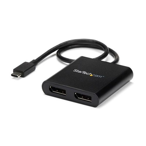 USB C uz Display Porta Adapteris Startech MSTCDP122DP Melns image 1