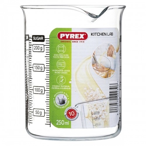 Measuring beaker Pyrex Kitchen Lab Glass image 1
