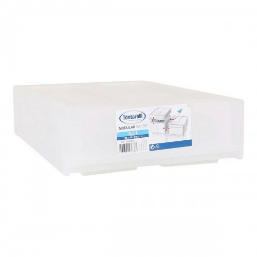 Chest of drawers Tontarelli Modular White Plastic (29 x 38 x 10,7 cm) image 1