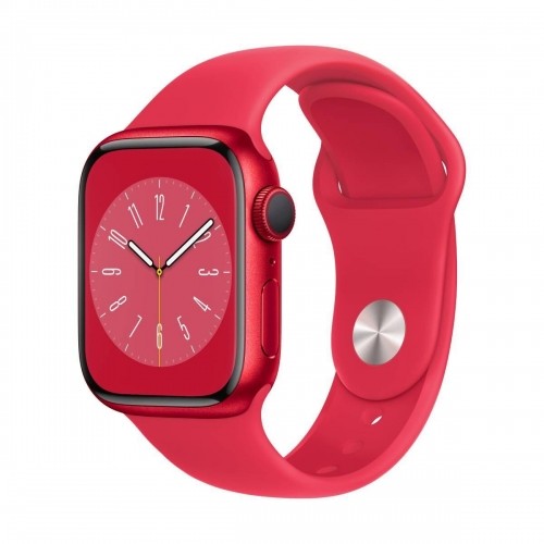 AppleWatch S8 Aluminium 41mm Rot - (Sportarmband rot) image 1