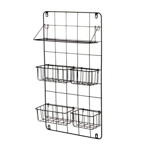 4Living Metal rack with compartments image 1
