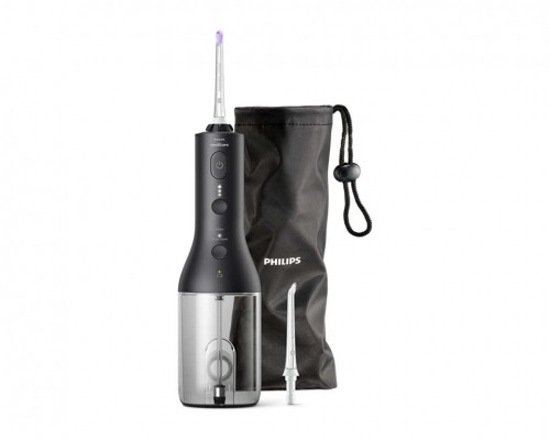 Sonicare Cordless Power Flosser 3000 mutes dobuma irrigators, melns - HX3826/33 image 1