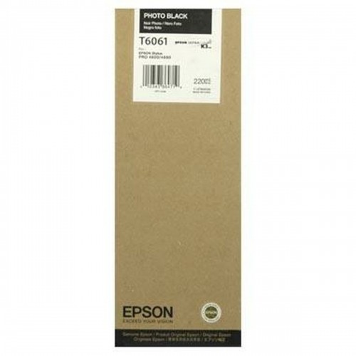 Тонер Epson Cartucho T606100 negro foto Чёрный image 1