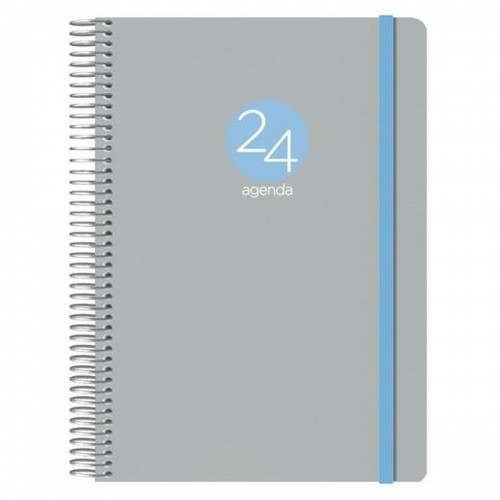 Diary MEMPHIS  DOHE 2024 Annual Grey 15 x 21 cm image 1