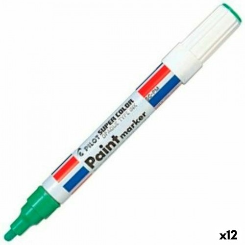 Permanent marker Pilot Green (12 Units) image 1