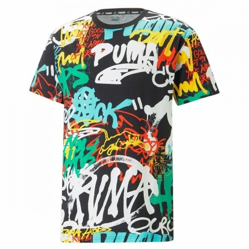 Men’s Short Sleeve T-Shirt Puma Graffiti Black image 1