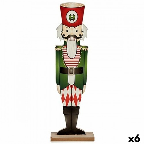 Krist+ Декоративная фигура Орехокол Белый Чёрный Красный Зеленый Деревянный 10 x 60 x 19 cm (6 штук) image 1