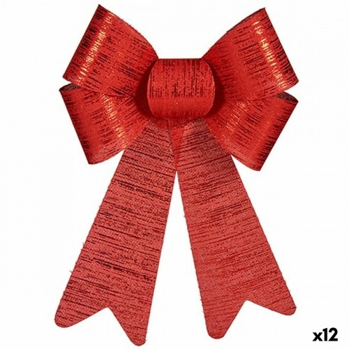 Lasso Christmas bauble Red PVC 16 x 24 x 4 cm (12 Units) image 1