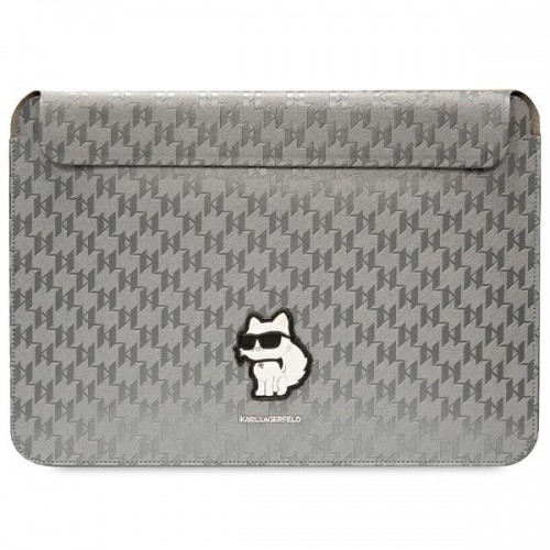 Karl Lagerfeld Sleeve KLCS14SAKHPCG 14" srebrny|silver Saffiano Monogram Choupette image 1