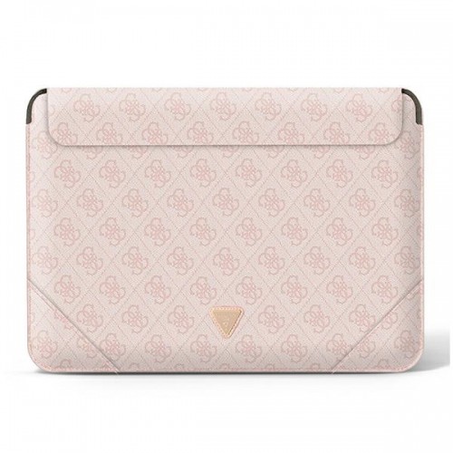 Guess Sleeve GUCS14P4TP 13|14" rożowy |pink 4G Uptown Triangle logo image 1