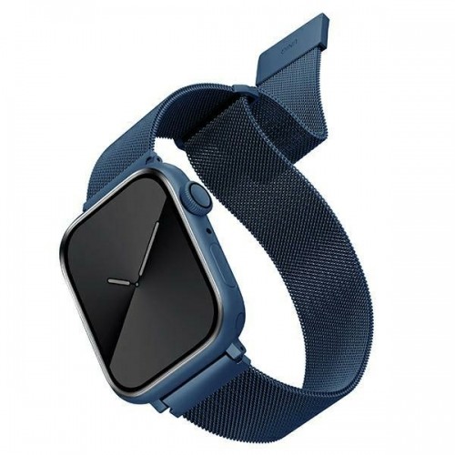 UNIQ pasek Dante Apple Watch Series 4|5|6|7|8|SE|SE2 38|40|41mm Stainless Steel niebieski|cobalt blue image 1