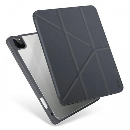 UNIQ etui Moven iPad Pro 12,9" (2021) Antimicrobial szary|charcoal grey image 1