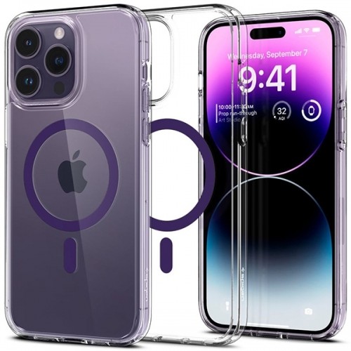 Spigen Ultra Hybrid MAG iPhone 14 Pro Max 6,7" Magsafe fioletowy|deep purple ACS05581 image 1
