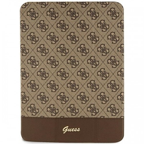Guess GUFC11PS4SGW iPad 10.9" brązowy|brown 4G Stripe Allover image 1