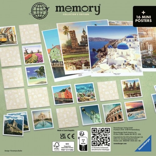 Educational Game Ravensburger Memory: Collectors' Memory - Voyage Multicolour (ES-EN-FR-IT-DE) image 1