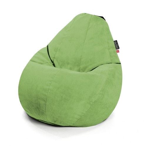Qubo™ Comfort 90 Lime VELVET FIT пуф (кресло-мешок) image 1