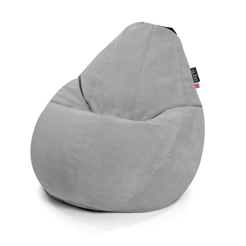 Qubo™ Comfort 90 Silver VELVET FIT sēžammaiss (pufs) image 1