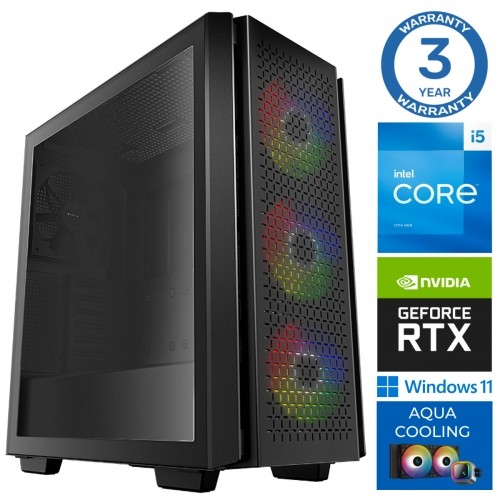 INTOP AQUA i5-13400F 64GB DDR5 1TB SSD M.2 NVME+2TB RTX4060Ti 8GB WIN11Pro image 1