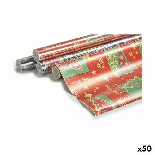 Gift Wrap Merry Christmas 70 x 200 cm (50 Units) image 1