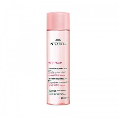 Facial Make Up Remover Nuxe Very Rose 3-in-1 Micellar Water 200 ml image 1