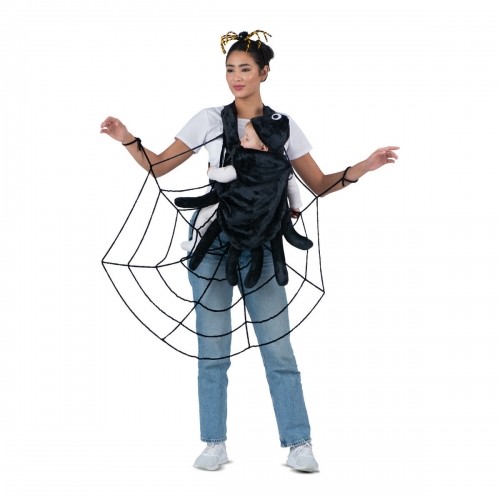 Costume for Adults My Other Me Black Spider Newborn Cobweb 35 x 33 x 6 cm (4 Pieces) image 1