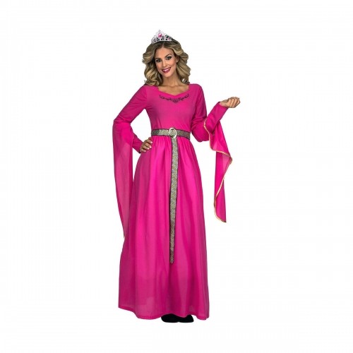 Costume for Adults My Other Me Pink Medieval Princess (2 Pieces) image 1