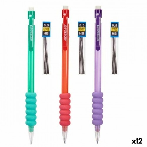 Pencil Lead Holder Pencil Leads 0.5 mm Blue Red Green (12 Units) image 1