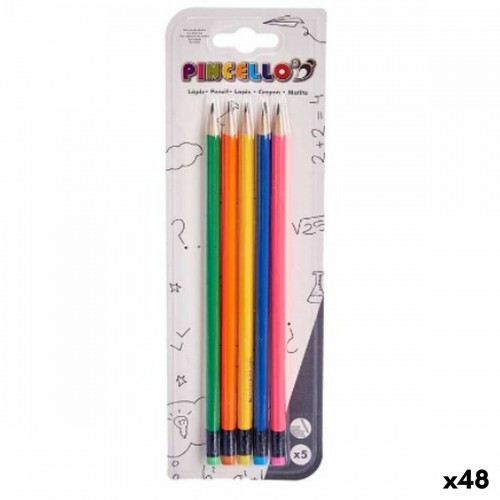 Pencil Set Multicolour Wood (48 Units) image 1
