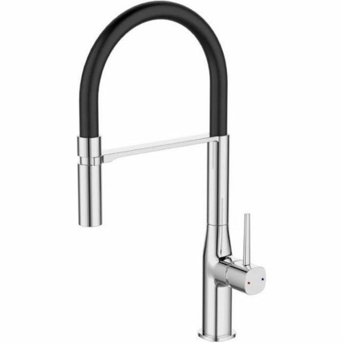 Mixer Tap Rousseau Køben Stainless steel Brass image 1