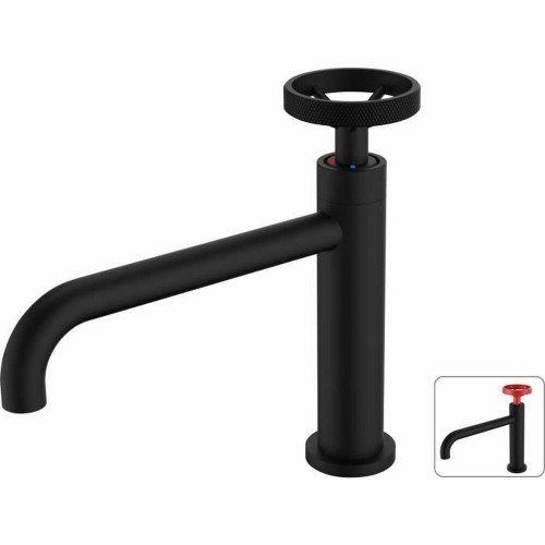 Mixer Tap Rousseau industrial Matte back Metal image 1