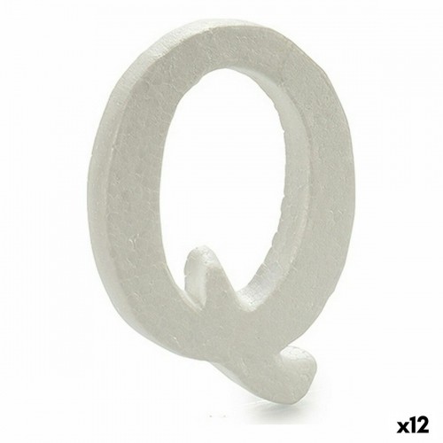 Letter Q White polystyrene 1 x 15 x 13,5 cm (12 Units) image 1