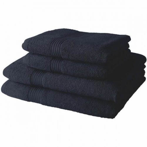 Towel set TODAY Navy Blue 4 Pieces image 1