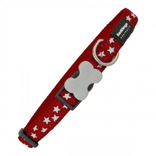 Suņa kaklasiksna Red Dingo Style Sarkans Zvaigznes (2 x 31-47 cm) image 1
