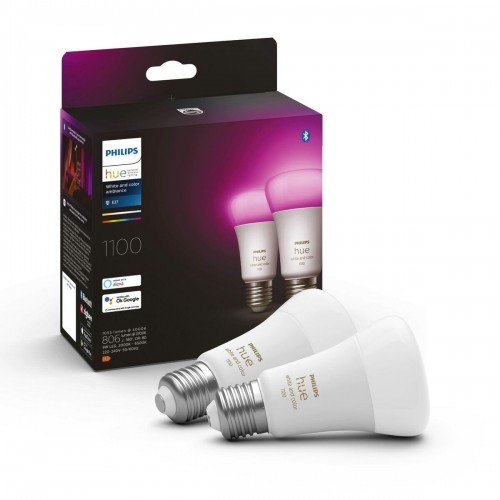 Smart Light bulb Philips Pack de 2 E27 White F 9 W E27 806 lm (6500 K) image 1