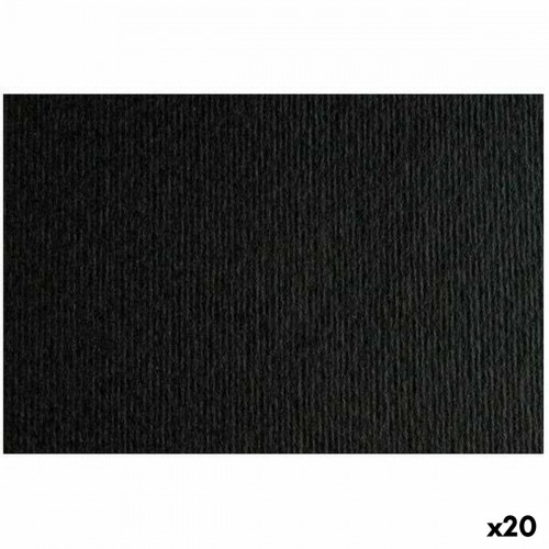 Картонная бумага Sadipal LR 200 текстурированная Чёрный 50 x 70 cm (20 штук) image 1
