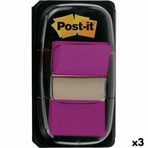 Стикеры для записей Post-it Index 25 x 43 mm Фиолетовый (3 штук) image 1