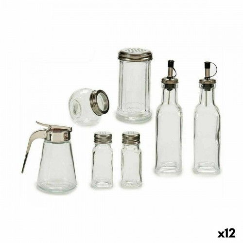 Vivalto Condiment container set Sudrabains Metāls (12 gb.) image 1