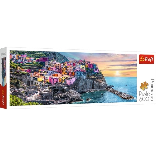 Trefl Puzzles TREFL Panorāmas Puzle Vernazza Itālija, 500 gab. image 1